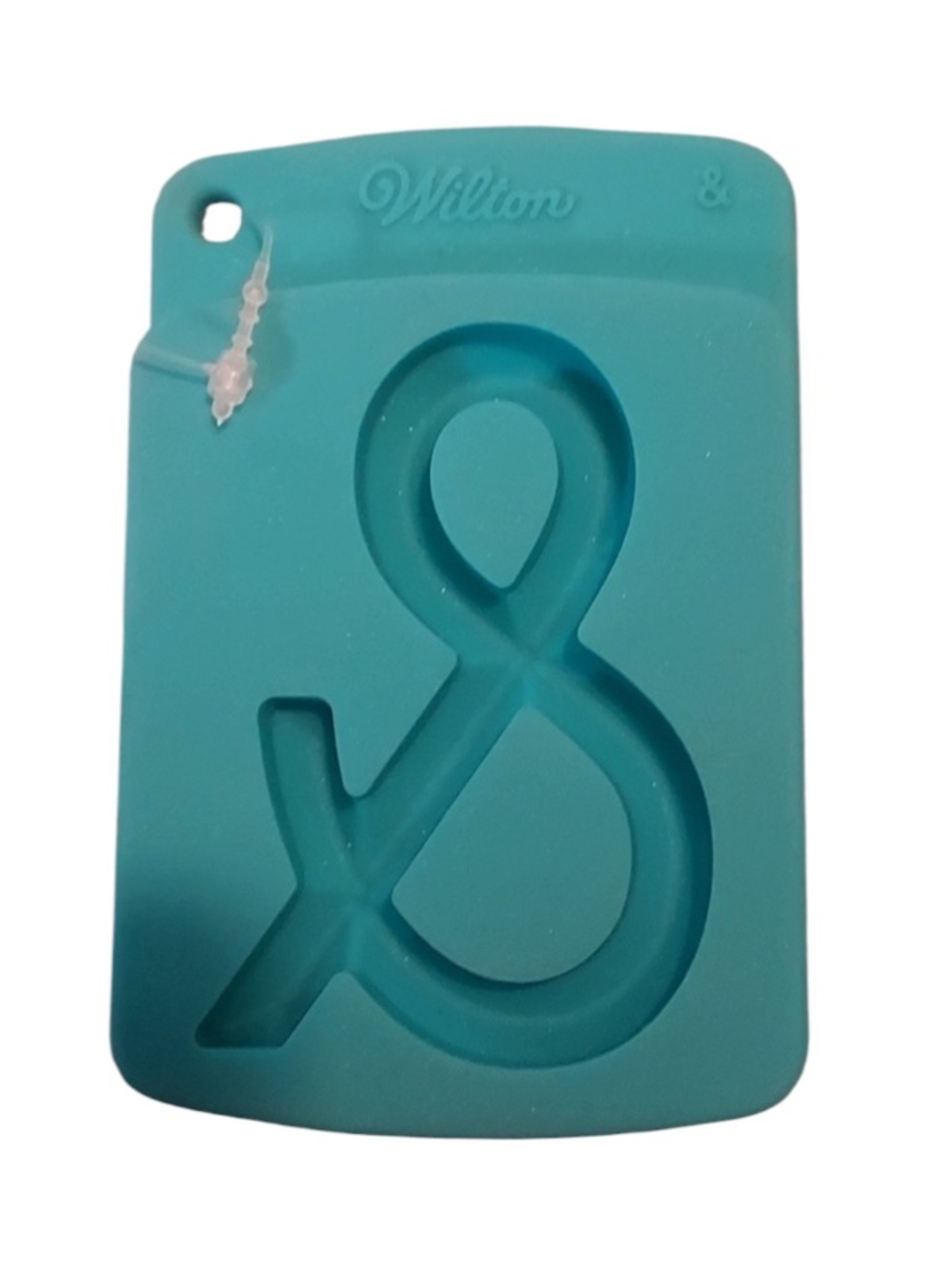 WILTON shape with fondant Letter " & "  Mold